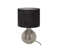 Lampe ""Mozo"" céramique noir H38cm - Atmosphera createur d'interieur