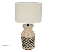Atmosphera Lampe à poser Mena jacinthe noir H49 cm