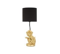 Lampe à Poser Design "Monkey" 51cm Or & Noir