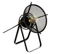 Lampe à Poser Design "Rodo" 31cm Noir & Or