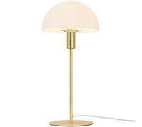 Nordlux Lampe de table Ellen 2112305035 – Opaline/Laiton – E14 1x40W IP20
