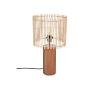 Lampe à poser en bois et bambou Davys Atmosphera Naturel G