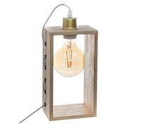 Lampe à Poser en Bois "Iwata" 28cm Naturel