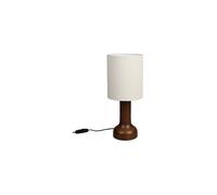 Lampe à poser en caoutchouc beige Jones