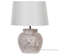 Lampe à poser en céramique beige et blanc MAREB