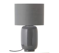 Lampe à Poser en Céramique Cadiz, Gris Froid/brillant