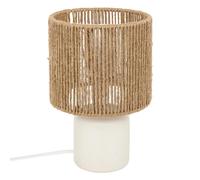 Atmosphera – Lampe à poser Koby blanc H24 cm