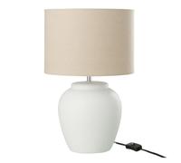 Lampe à Poser en Céramique ""Méli"" 48cm Blanc