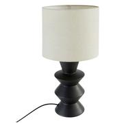 Lampe à Poser en Céramique "Yulia" 40cm Noir