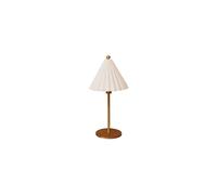 Lampe à poser en fer doré, lampe de bureau, compacte, 2 kg - Chehoma, Lou - 15x15x44 cm