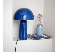 Lampe à poser en métal bleu foncé - joy