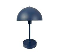 Lampe À Poser En Métal Bleu Indigo Mat Bleu