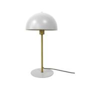 Lampe À Poser Design Métal Bonnet - H. 39 Cm - Blanc