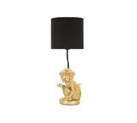 Lampe à Poser Design "Monkey" 51cm Or & Noir