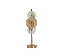Lampe à Poser "Osaka" 66cm Or & Transparent