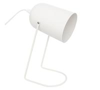 Atmosphera – Lampe à poser Faro en métal Blanc H30 cm