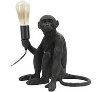 Lampe à poser en polyrésine Monkey 33 x 33 x 32 cm noir