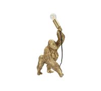 Lampe à Poser en Résine "Gorille" 40cm Or