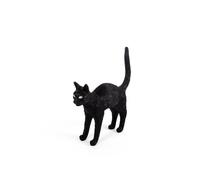 SELETTI - Jobby The Cat Lampe de table Noir