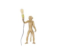 LAMPE DE TABLE SINGE OR