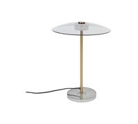 Lampe à poser en verre doré, lampe de bureau, 1 ampoule - Zuiver, Float - 30x30x42 cm