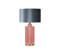Lampe à Poser en Verre "Helene Tower" 70cm Rouge & Bleu