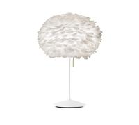 Lampe à Poser Eos Medium Blanc avec Base Blanc et Port USB