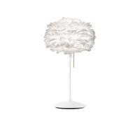 Lampe à Poser Eos Mini Blanc avec Base Blanc et Port USB
