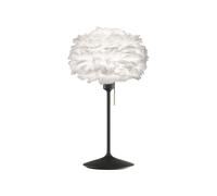 Lampe à Poser Eos Mini Blanc avec Base Noir et Port USB