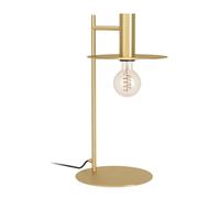 Lampe à poser ESCANDELL E27 1X40W en acier laiton brossé 220x230x470mm