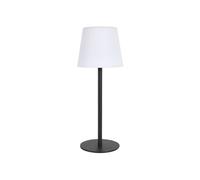 HOME DECO FACTORY - LAO0186 Lampe Extérieure Rechargeable USB - Design Moderne pour Jardin et Terrasse - Résistante Intempéries - Hauteur 40 cm - Couleur Noire