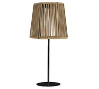 HOME DECO FACTORY, LAO0189, Lampe Solaire d'Extérieur Beige, Design Moderne et Écologique, Éclairage Durable et Économique, Installation Facile, H40 cm, Couleur Marron, Plastique-PP