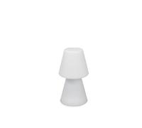 Lampe à Poser Extérieure en Polyéthylène, Blanc, 45cm