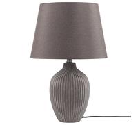 Lampe À Poser Fergus Céramique Marron Marron