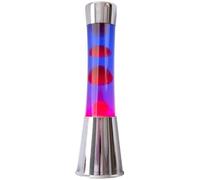 Lampe à poser - FISURA - LT0496 - Rouge et Violet - Base en chrome - 25W Halogène