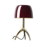 Lampe à Poser Foscarini Lumiere Grande Rouge Cerise Champagne avec Variateur