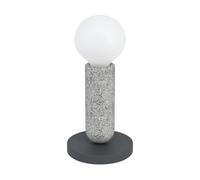 Lampe à poser GIACONECCHIA E27 1X40W en acier gris anthracite D55mm