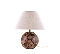 Lampe à Poser Globen Lighting Castello 35 en Marbre Brun