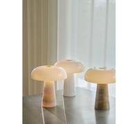 Lampe à poser - GLOSSY - Marbre - Blanc - E14 DESIGN FOR THE PEOPLE 2520015001