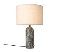 GUBI Lampe de table Gravity L Marbre gris-toile
