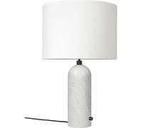 GUBI Lampe de table Gravity L Marbre blanc-blanc