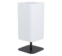 Lampe à poser GUERIMA E27 1X40W en acier noir 185x185x420mm