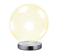 Lampe À Poser Hologramme 3d Balle Couleur Réglable chromé, transparent