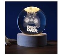 Lampe à poser Itotal Led Crystal Ball Game medium Multicolore