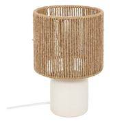 Atmosphera – Lampe à poser Koby blanc H24 cm