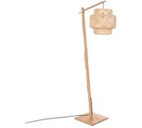 Lampe à poser, lampadaire en bambou coloris beige - diamètre 36 x Hauteur 171,5 cm - -