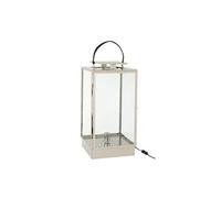 Lampe à Poser Lanterne Porta 76cm Argent