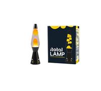 I-TOTAL® Lampe à lave Spaceship – Effet bulles hypnotisant, design rétro-moderne (BLACK CAT)