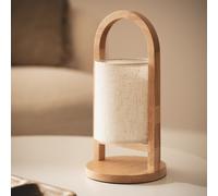 Lampe À Poser Led 1w Bois Portable Avec Batterie Usb Rechargeable Fragosa Naturel