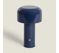 Lampe À Poser Led 2w Portable Métal Avec Batterie Usb Rechargeable Zaipi Bleu